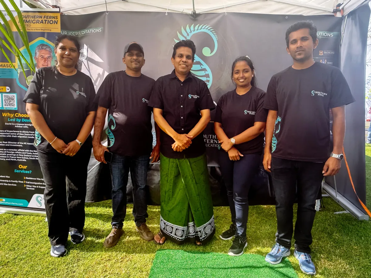 Crowds gathered at the Sinhala and Tamil New Year celebration in Auckland